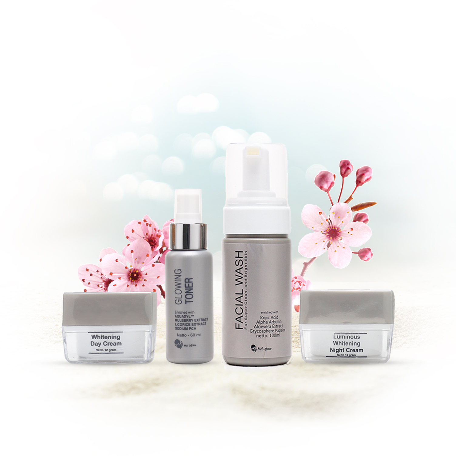 pengelupasan ms glow